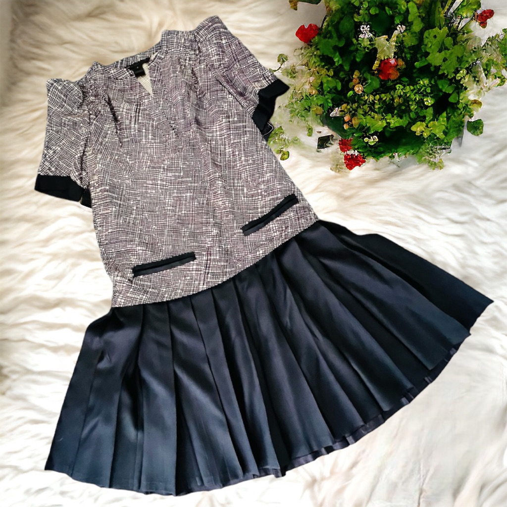 Marc By Marc Jacobs 100% Silk Pleated Drop Waist Dress Size 2